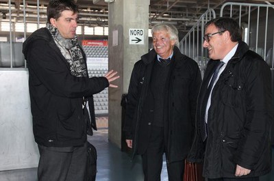 Foto 2. Ros, amb Christophe von Wattenwyl i Graham Turner.