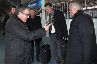 Foto 3. El paer en cap considera que totes les parts hi estan posant molta il·lusió en l’organització d’aquesta final.