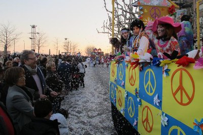 Foto 4. Han desfilat 67 carrosses i 9 comparses pels carrers de la ciutat.