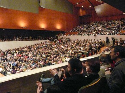 Ple absolut a la sala 1 de l'Auditori..