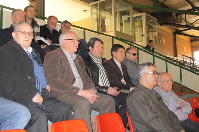 Foto 2. Barberà, al costat del president del club, Enric Duch.