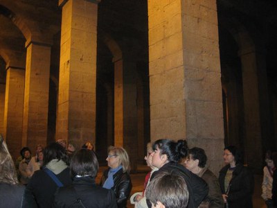 Foto 2. El Museu de l'Aigua programa aquestes visites el segon dissabte de cada mes.