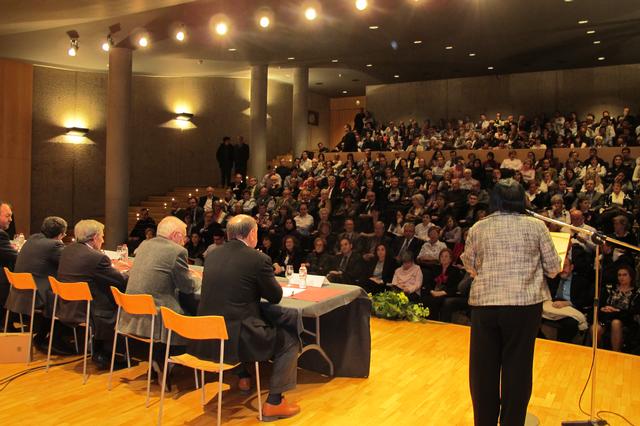 Foto 4. La sala 2 de l'Auditori s'ha quedat petita en el reconeixement que s'ha fet a Astudillo