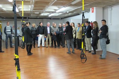 El gimnàs ha celebrat avui el seu primer aniversari.