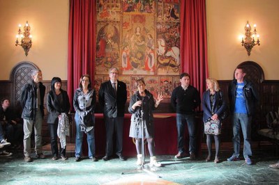 Foto 2. La recepció oficial s'ha fet al Saló Noble.