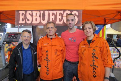 Foto 2. Aquest matí s'ha presentat el IV Campionat Mundial de Retrorunning que es farà a Lleida a l'estiu.