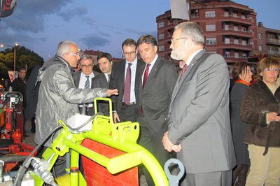 Foto 3. Ros ha assistit a la cloenda de la 140a edició del certamen.