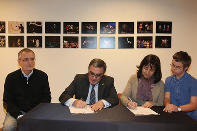 La formalització de l'acord coincideix amb la celebració del Dia Mundial de la Sïndrome de Down..