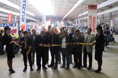 Foto 3. La inauguració de la triple Fira s'ha fet aquest migdia.