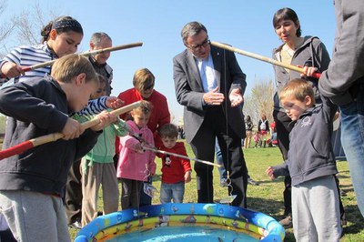 Foto 3. L'activitat de pescar ha tingut molts participants.