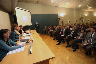 L'expresident de la Generalitat, Jordi Pujol, ha pronunciat la conferència "El Món és el Món".