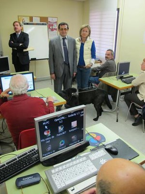 Fotografia de la visita.