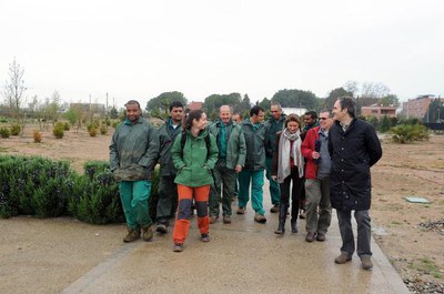 Josep Presseguer ha comprovat el treball realitzat pels joves..