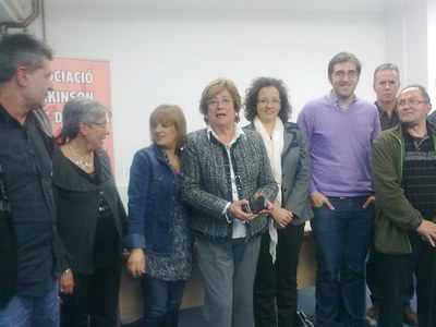Foto 2. La xerrada s'ha fet amb motiu del Dia Mundial de la malaltia i dins el taller Espai Salut, del programa Activa’t al Casal.