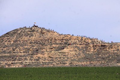 Foto 2. El recorregut, de 20 quilòmetres, ha sortit de la canalització del riu Segre i ha passat per Albatàrrec, la Timoneda d’Alfés i el Tossal.