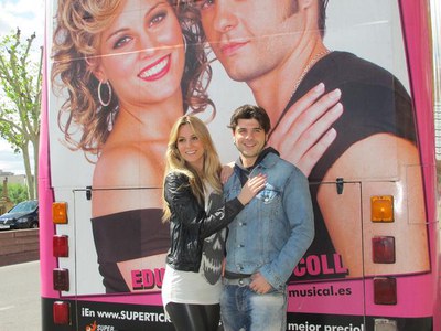 Fotografia dels protagonistes del musical, a Lleida.