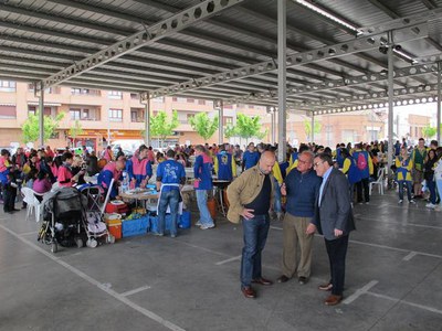 Foto 3. La celebració s'ha fet a la marquesina del Barris Nord.