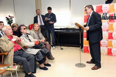 Àngel Ros ha llegit el fragment d'una obra de Josep Vallverdú..