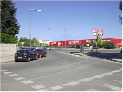 Imatge virtual del nou centre comercial Brico Depôt a Lleida.
