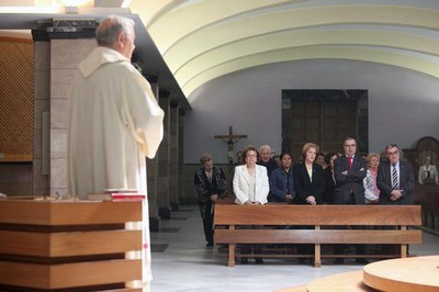 Fotografia de la missa.