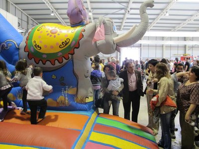 Foto 2. Els infants de la ciutat han pogut gaudir de les moltes activitats organtizades.