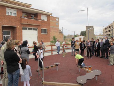 Foto 4. L'acte ha precedit l'obertura oficial de la Festa Major del barri.