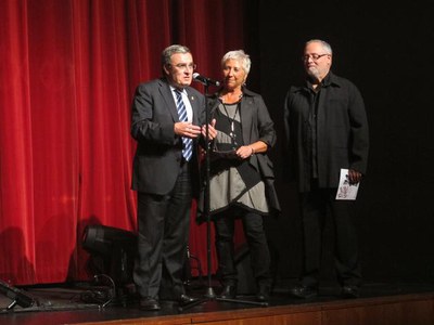 Foto 2. El paer en cap ha assegurat que Lleida és un referent en aquest àmbit de les arts escèniques.