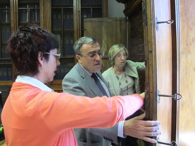 L'armari és l’element mobiliari més valuós de l’Ajuntament de Lleida.