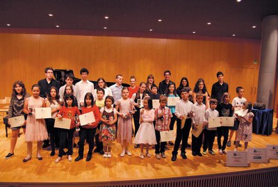 Foto 3. Foto de grup dels guanyadors del concurs.