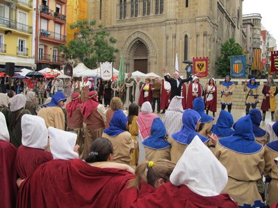 Foto 3. Una actuació conjunta de totes les bandes ha clos el concurs.