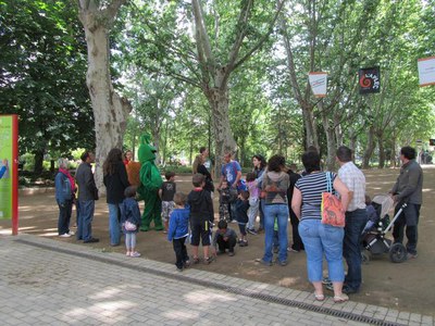 Foto 2. L'activitat s'ha fet als Camps Elisis de Lleida.