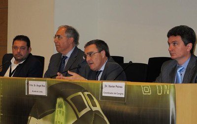 Foto 4. Ros ha destacat la salut com un dels àmbits fonamentals de l'esport.