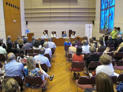 Foto 3. L'acte s'ha fet al Saló Víctor Siurana de l'edifici del Rectorat de la UdL.