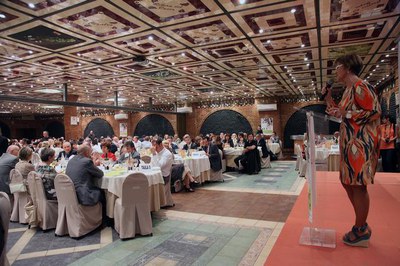 Foto 5. El sopar de la Gala s'ha fet a la Fonda del Nastasi.