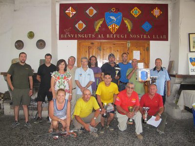 Foto 2. El lliurament de premis s'ha fet al Refugi Nostra Llar de la SPE de Lleida.