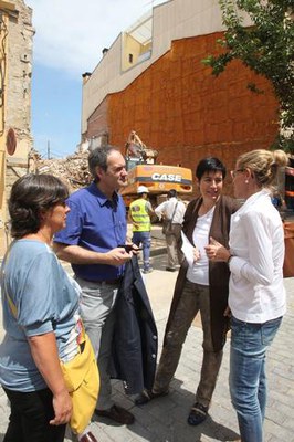 Les tasques d'enderroc dels immobles del carrer Tallada, 16 i Múrcia 11 i 13 es perllongaran fins dilluns.