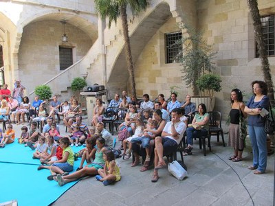 Foto 2. Maria Rosa Ball ha assistit a aquesta primera matinal.