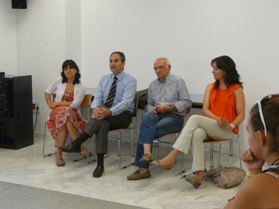 La salutació de Josep Presseguer als joves..