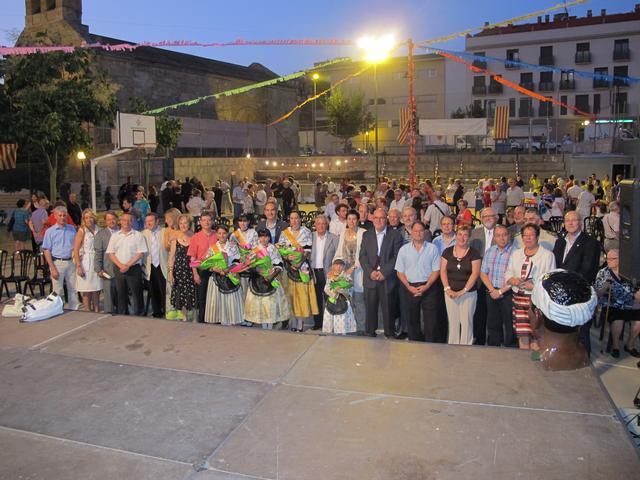 Els fills de Josefina Barreu van ser els encarregats de pronunciar el pregó, que dóna inici a la Festa Major de Jaume I