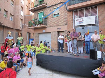 Foto 4. Presseguer ha destacat l'activitat i la vitalitat de l'AV del barri Jaume I.