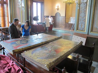 Les tasques de muntatge s'allargaran durant tot el dia.