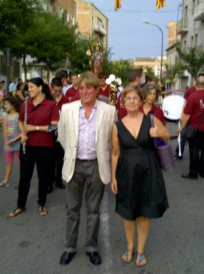 Foto 2. Parra i Pintó han participat en la processó.