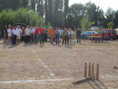 Foto 2. Txema Alonso també ha participat en la partida, que ha comptat amb 17 equips i un centenar de participants.