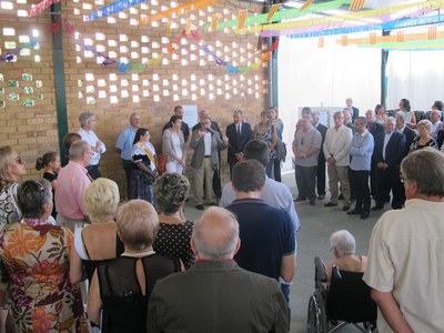 Foto 2. L’alcalde ha destacat la pluralitat d’usos d’aquest equipament.