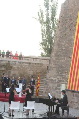 El grup Trio Granados ha interpretat “El cant dels ocells” i “Dels quatre vents”.