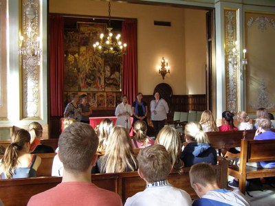 Els estudiants provenen d'Hamburg (Alemanya) i realitzaran un intercanvi d'anglès amb els estudiants del Maria Rúbies..