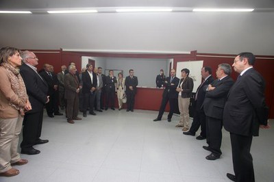 La 1a tinent d'alcalde, Marta Camps, ha presidit la recepció a alcaldes i alcaldesses de la comarca.