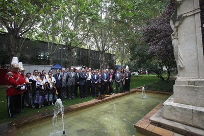 Foto 3. La Corporació Municipal ha assistit a la celebració del Dia de la Ciutat.