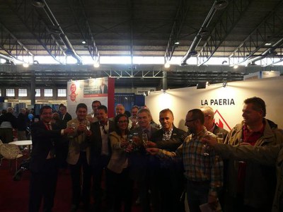 La visita pel recinte firal ha finalitzat a l'estand de l'Ajuntament de Lleida.