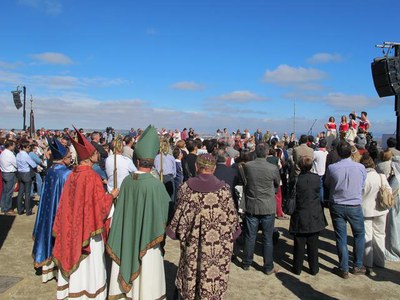 Foto 3. La recreació s'ha fet al Castell del Rei-La Suda.